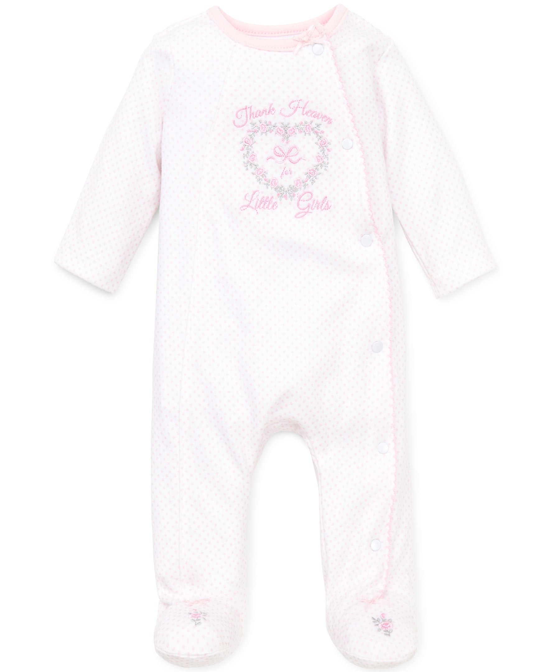  Thank Heaven For Little Girls Footed One-Piece (Headband not included)、mySite、layawaytickets