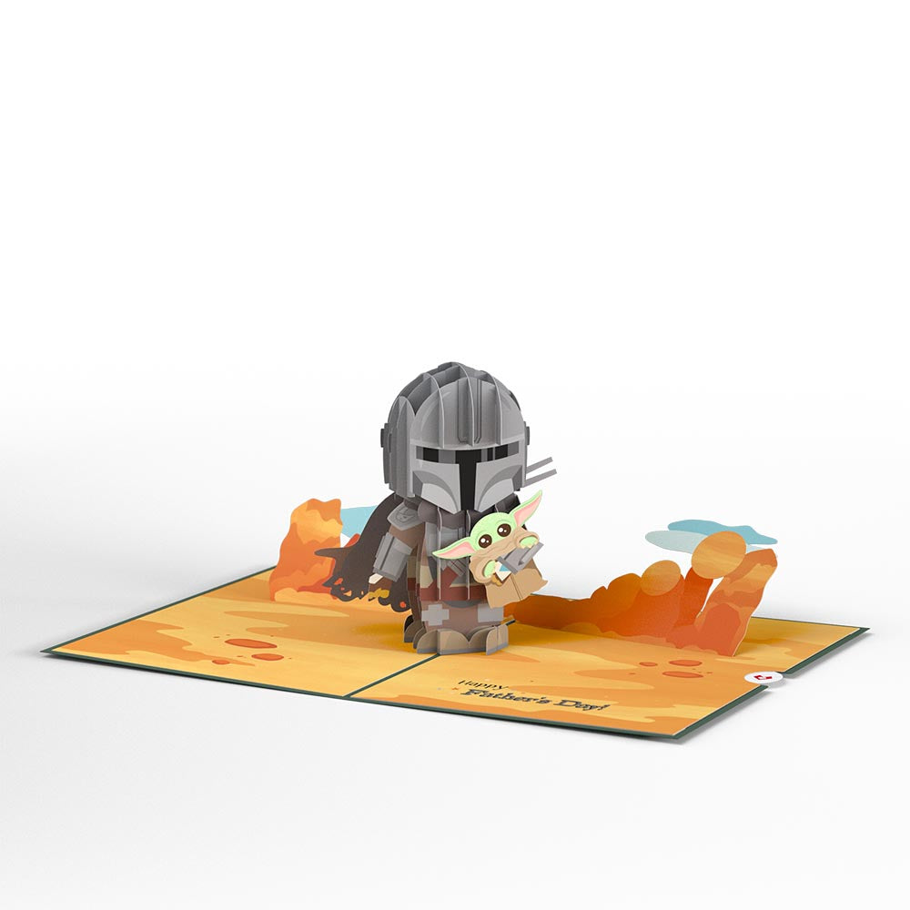 Star Wars™ The Mandalorian™ Beskar Father's Day Pop-Up Card、mySite、solidvoid