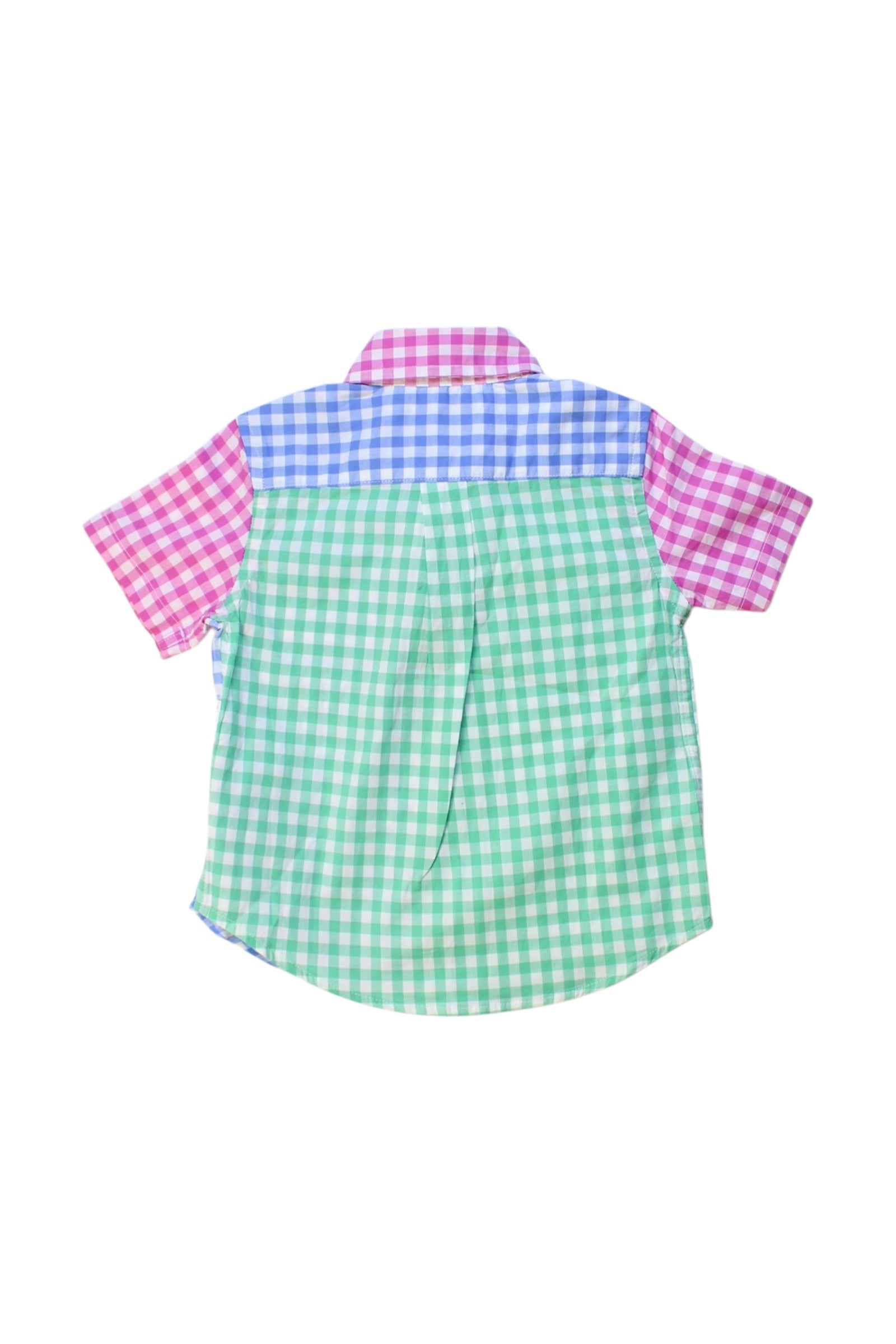 Ralph Lauren Short Sleeve Checkered Shirt 6-12M、mySite、g9winljtr