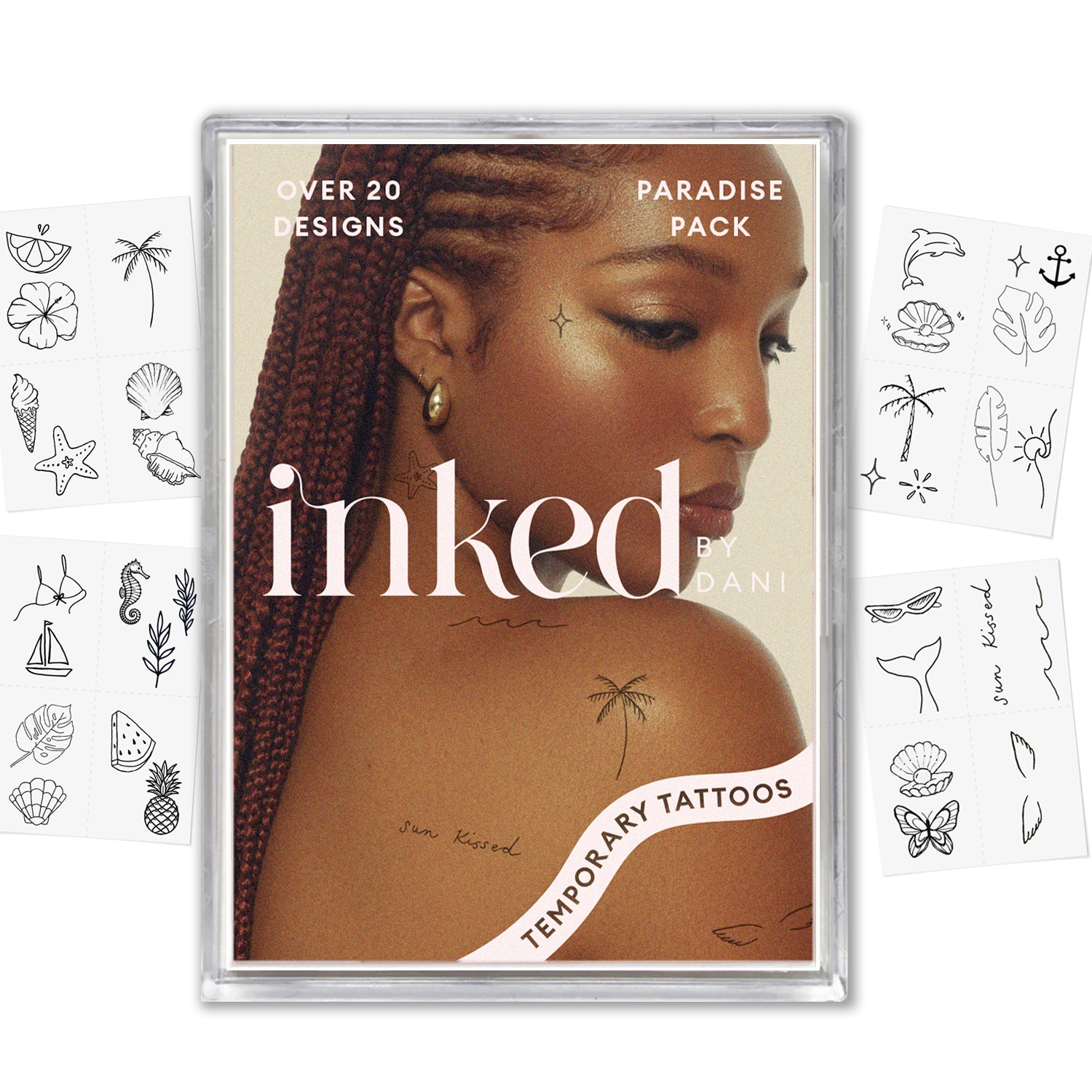  Paradise Temporary Tattoo Pack、mySite、ghnorth