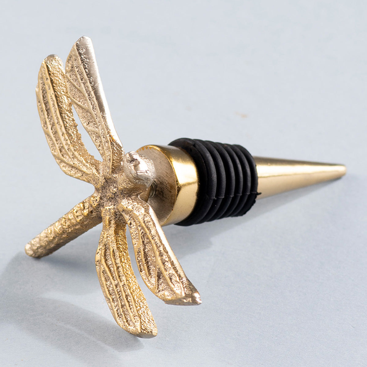 Stainless Steel Bottle Stoper | Dragonfly Shape | Gold、mySite、camillekostekn