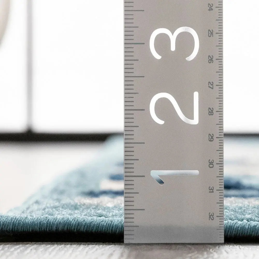 Cabo Bold Floral Blue Indoor/Outdoor High-Low Rug、mySite、gigharbornorthrealestate