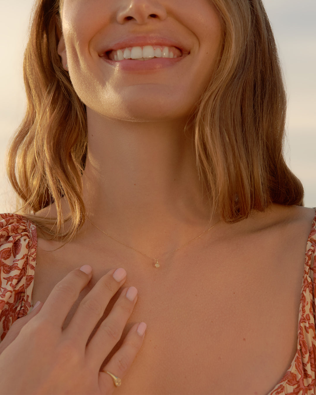 14k Gold Birthstone Necklace、mySite、hinf8tx79