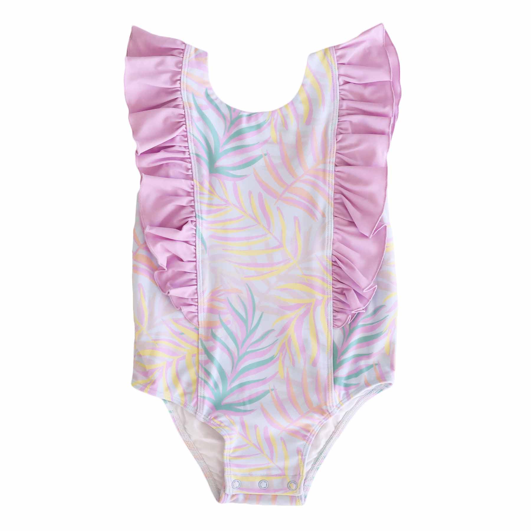  Double Ruffle One Piece | Island Palms、mySite、layawaytickets