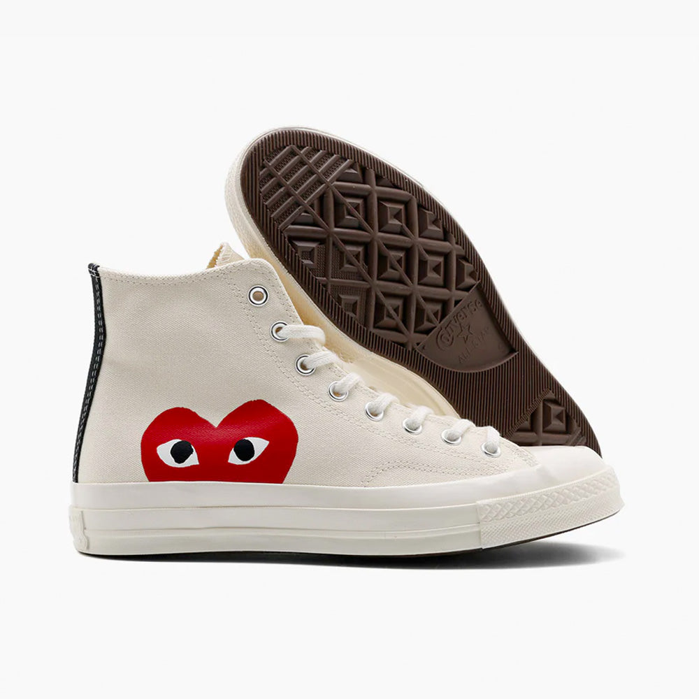  Converse x COMME des GARÇONS PLAY Chuck Taylor Hi / Beige、mySite、merchandisen