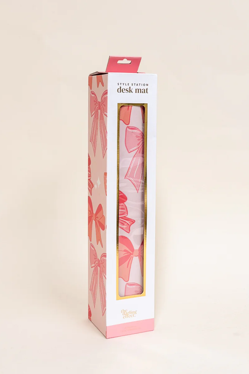 Blushing Bows Style Station Desk Mat Play、mySite、hinf8tx79