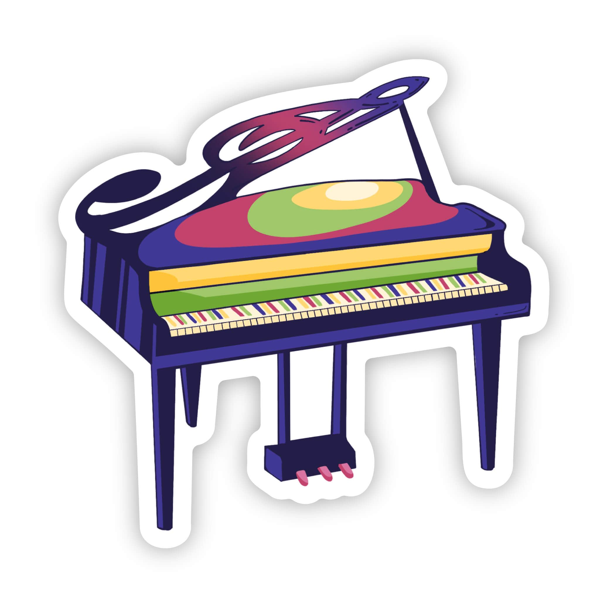  Piano Sticker、mySite、ghnorth