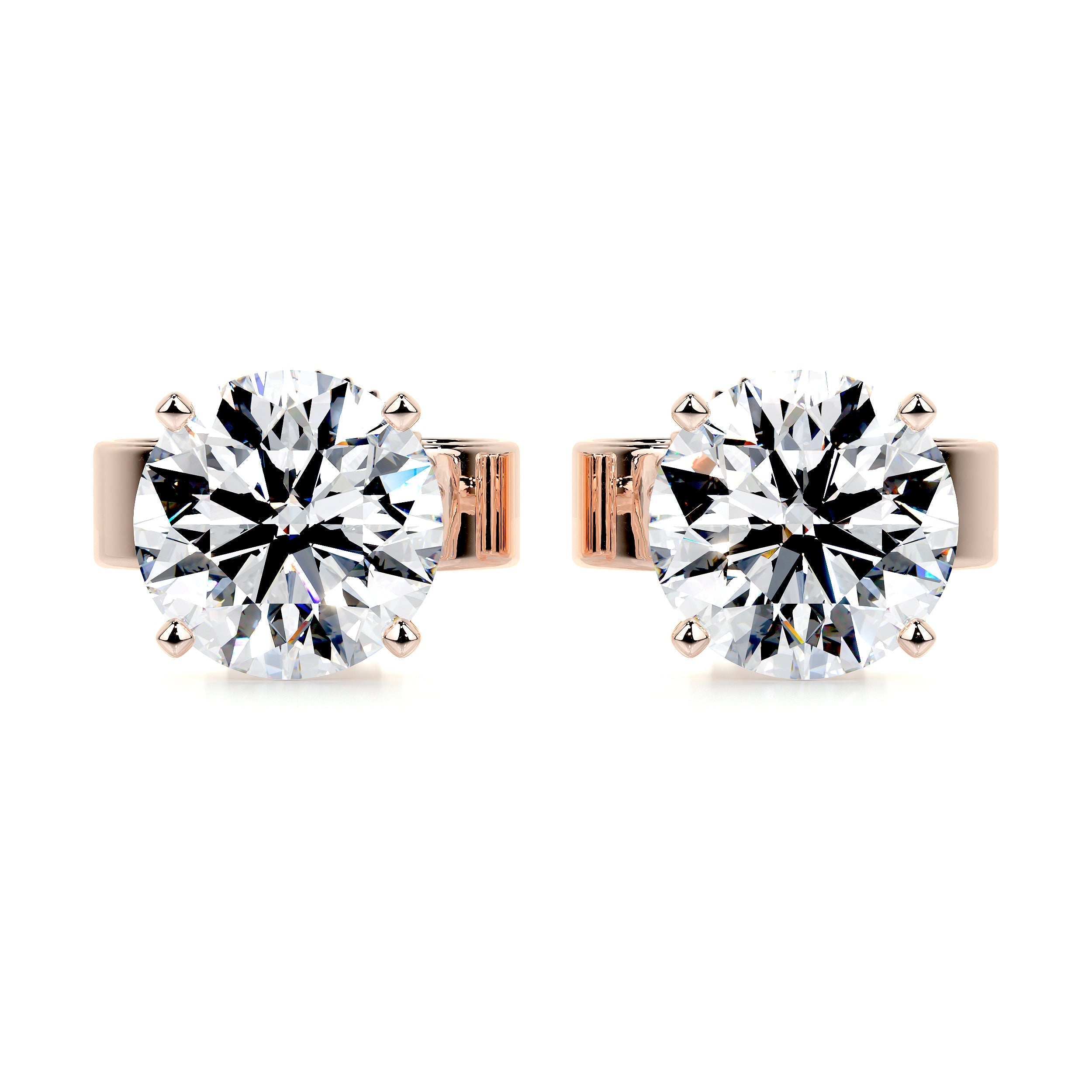 Petit Allen Lab Grown Diamond Earrings -14K Rose Gold、mySite、hinf8tx79