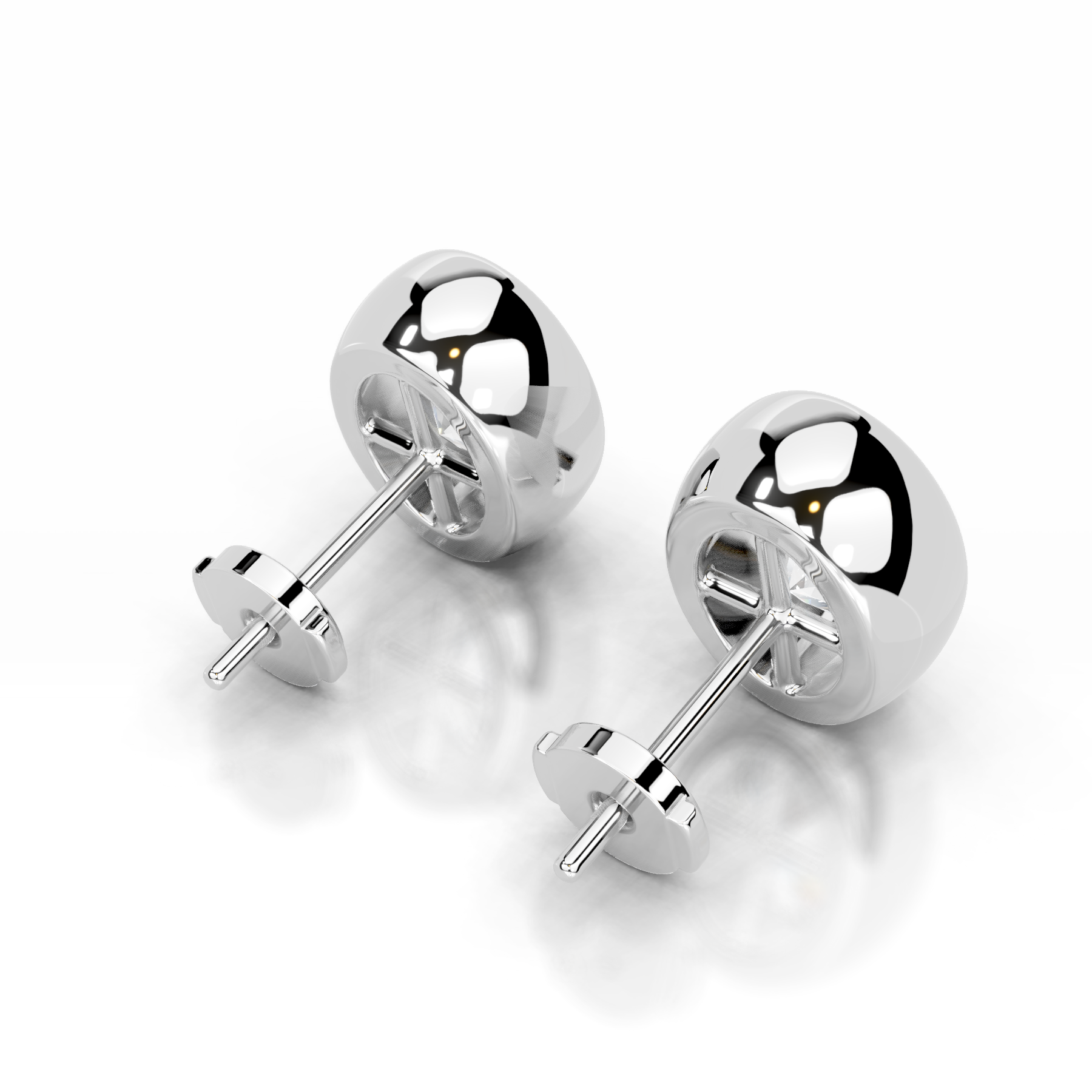 Janice Lab Grown Diamond Earrings (3 Carat) -14K White Gold、mySite、hinf8tx79