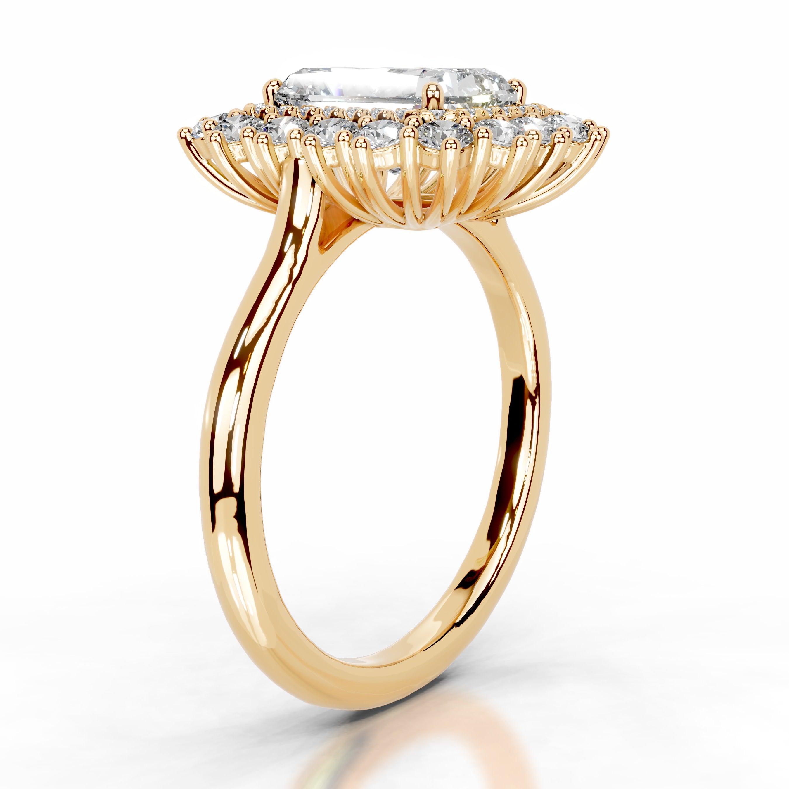 Adriana Lab Grown Diamond Ring - 18K Yellow Gold、mySite、hinf8tx79