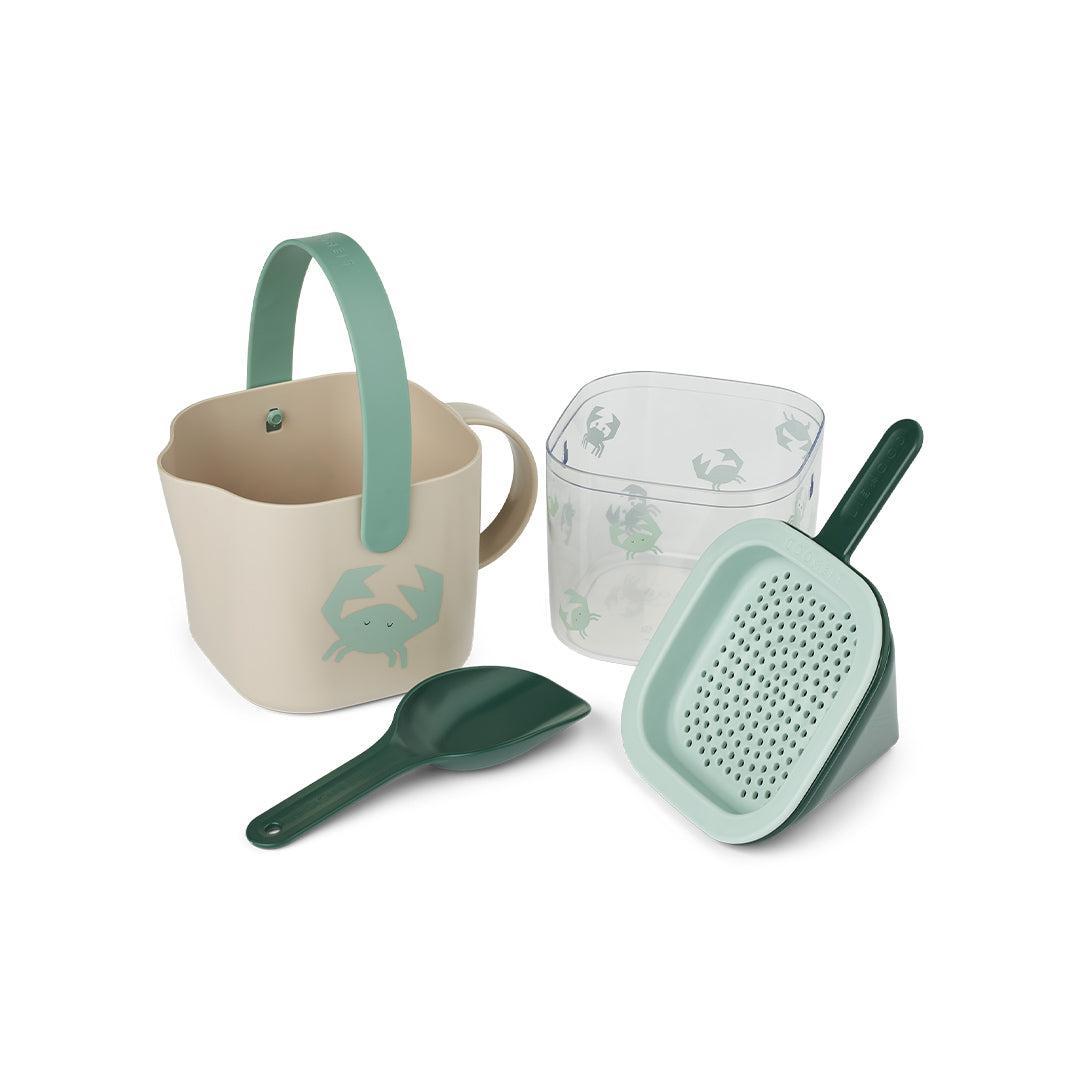  Liewood Roald Bucket & Spade Sand Set - Crab / Sandy、mySite、merchandisen