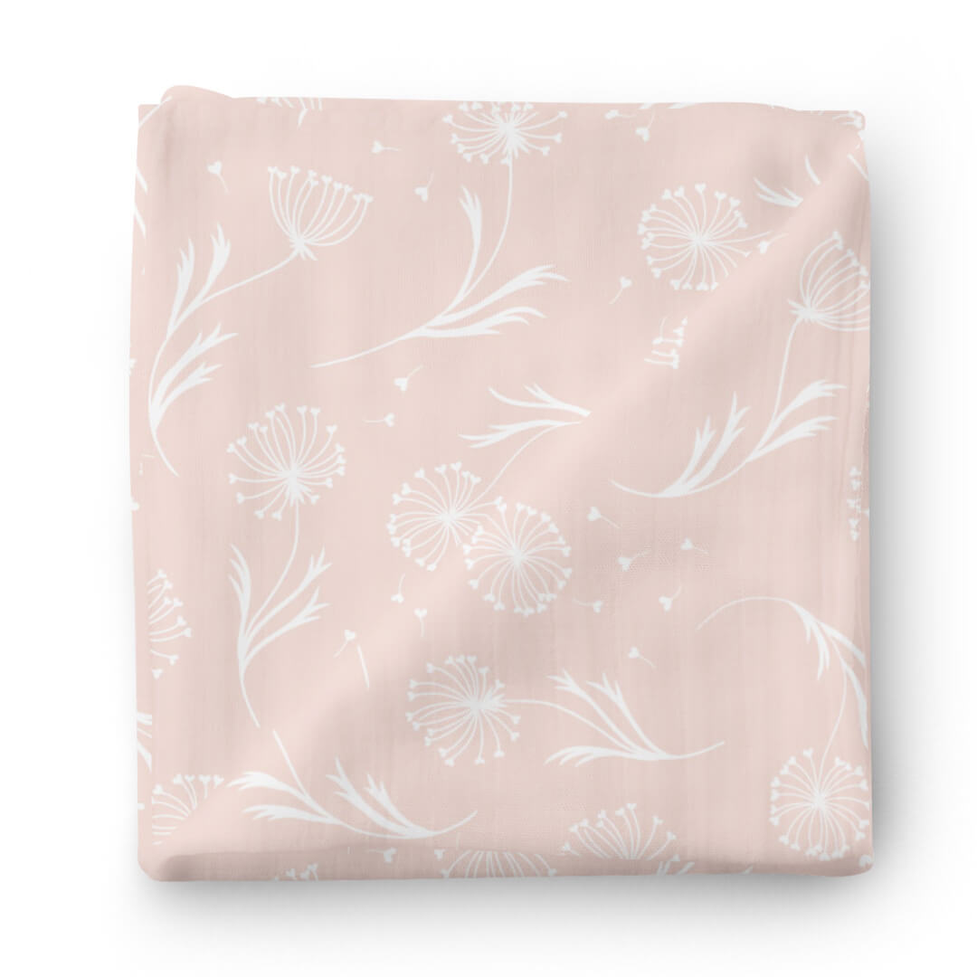  Blush Dandelion Swaddle Blanket、mySite、layawaytickets