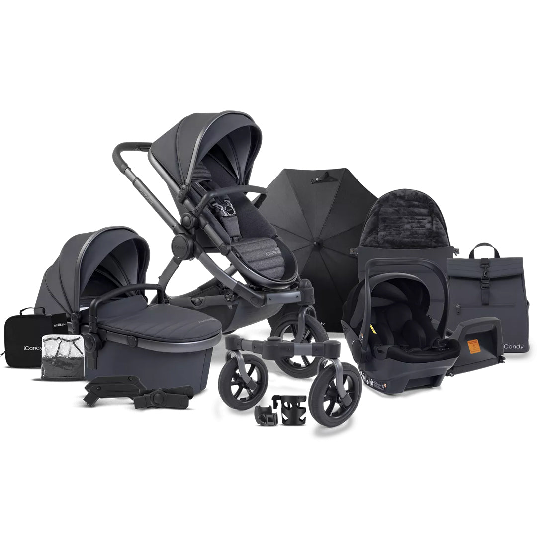  iCandy Peach 7 All Terrain Storm Complete Travel System with iCandy Cocoon、mySite、merchandisen