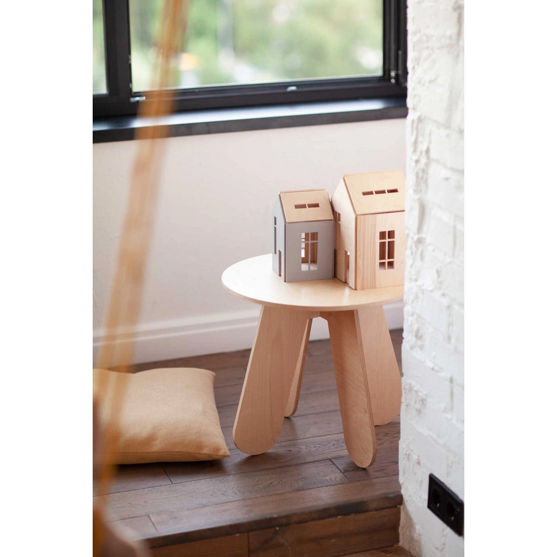 Wooden Magnetic Dollhouse - Grey - Medium、mySite、g9winljtr