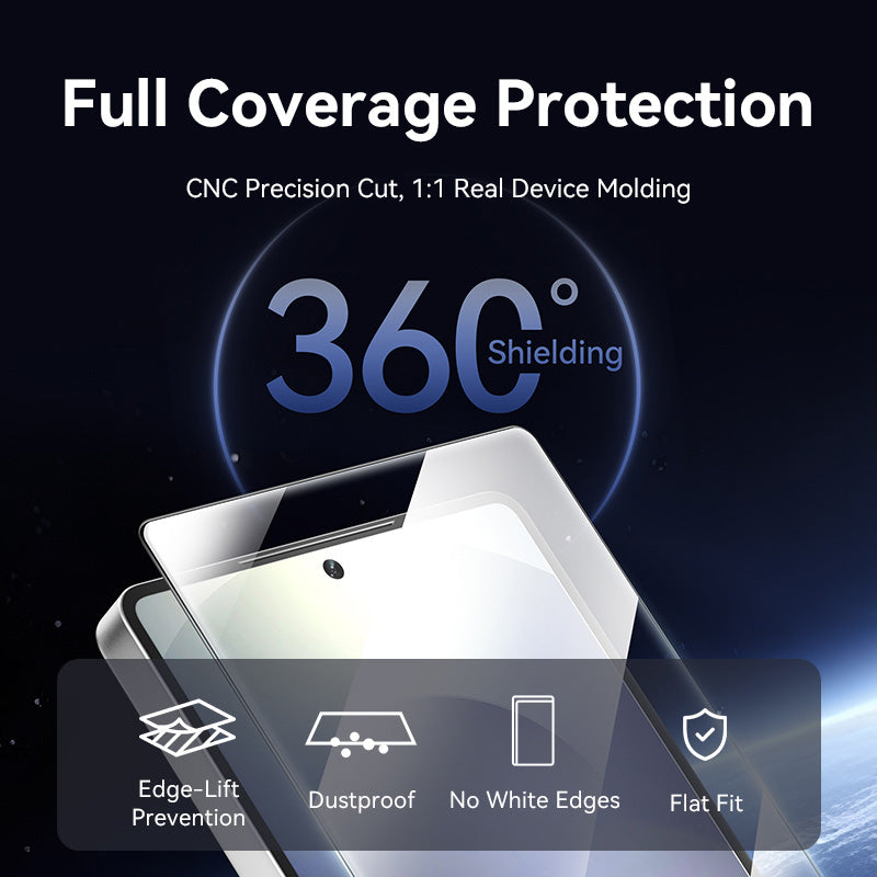 Vention HD Tempered Glass Screen Protector for Samsung Galaxy S25 6.2 with Dust-Free Installation Tool、mySite、fannypackpong