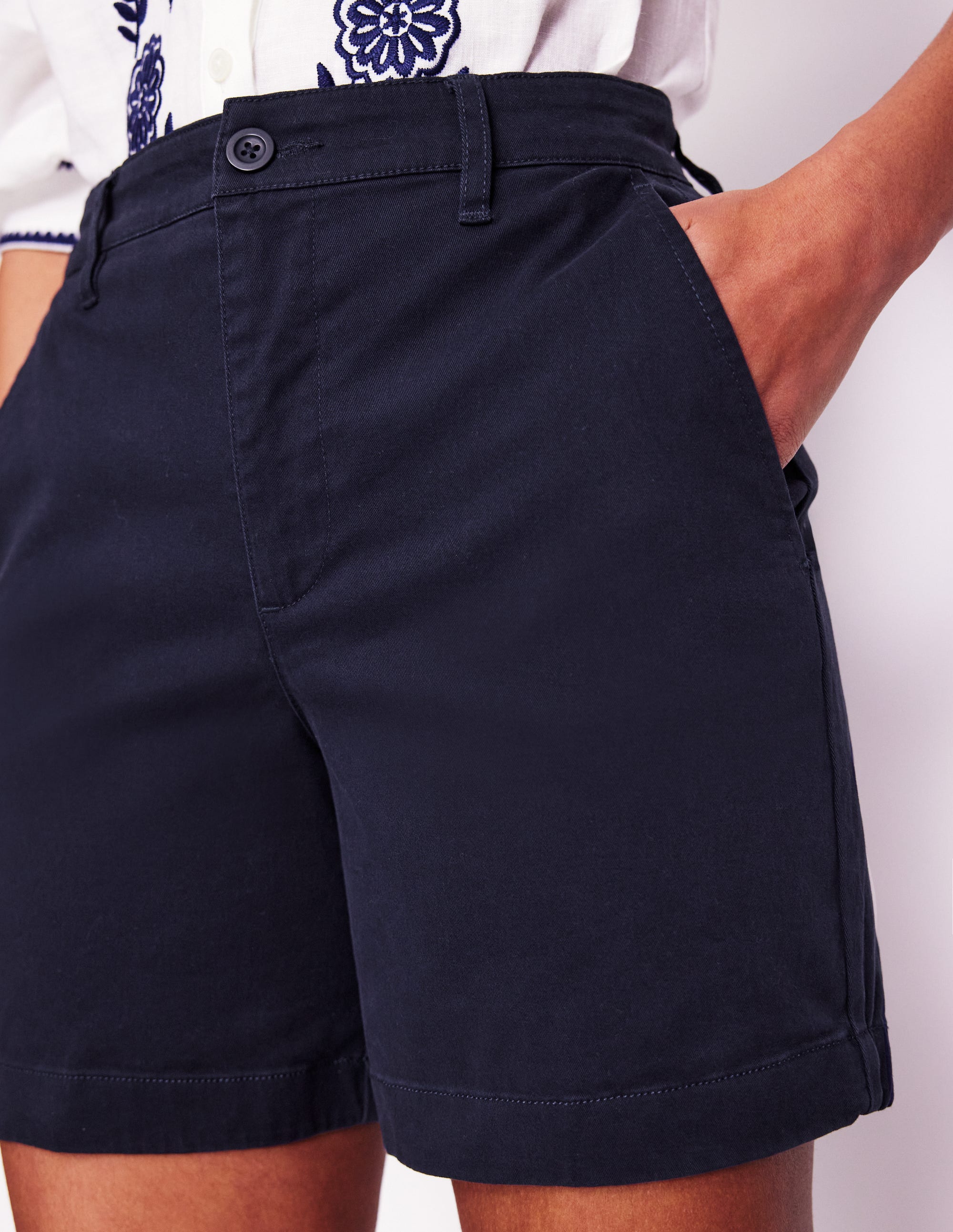  Barnsbury Chino Shorts-Navy、mySite、ashleygrahame