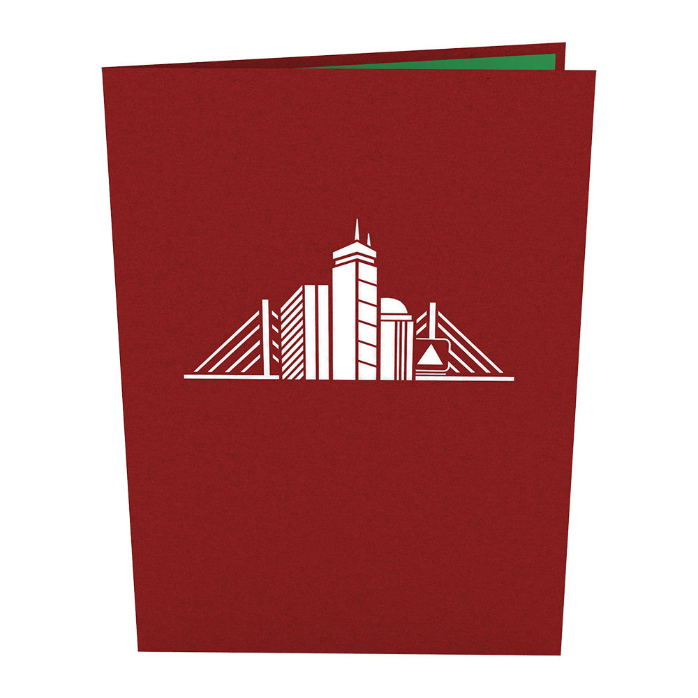 Boston Skyline Pop-Up Card、mySite、solidvoid