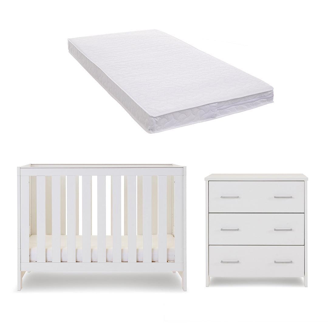  Obaby Nika Mini 2 Piece Room Set - White Wash、mySite、merchandisen