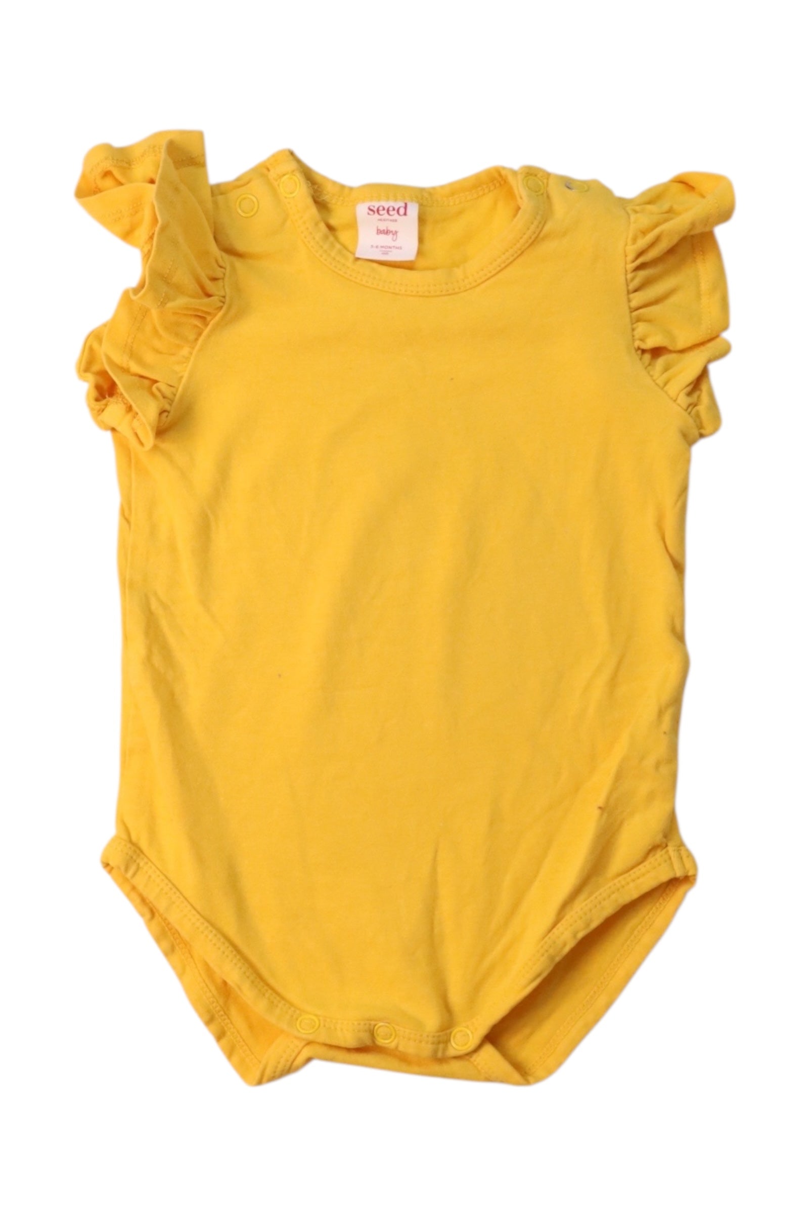 Seed Ruffle Sleeve Bodysuit 3-6M、mySite、g9winljtr