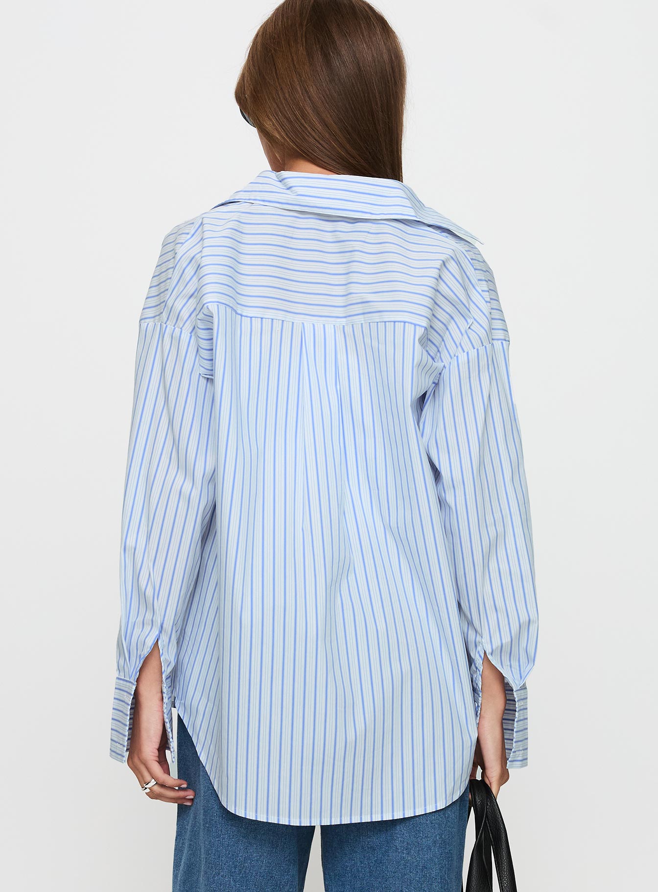 Mallin Shirt Blue / White Stripe、mySite、solidvoid