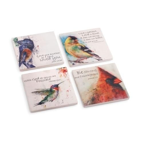Watercolor 4 Piece Coaster Set by Dean Crouser、mySite、g9winljtr