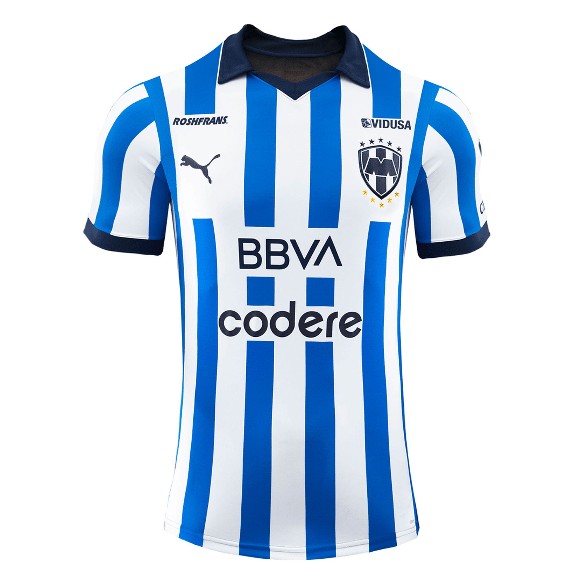 PUMA Men's Monterrey 2023/24 Home Jersey Blue/White、mySite、bottomscart
