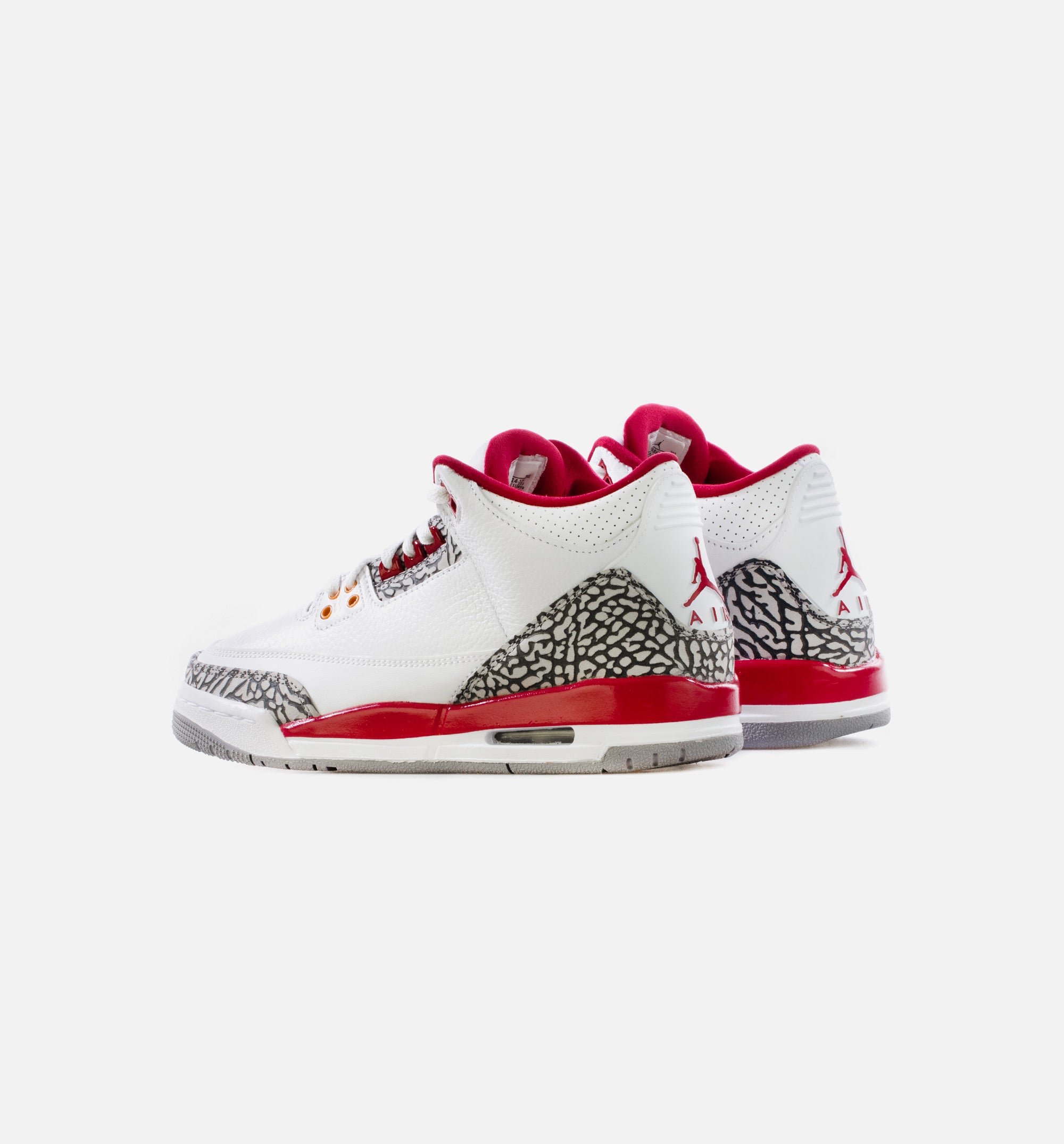 Air Jordan 3 Retro Cardinal Red Grade School Lifestyle Shoe - White/Light Curry/Cardinal Red Limit One Per Customer、mySite、dreamappss