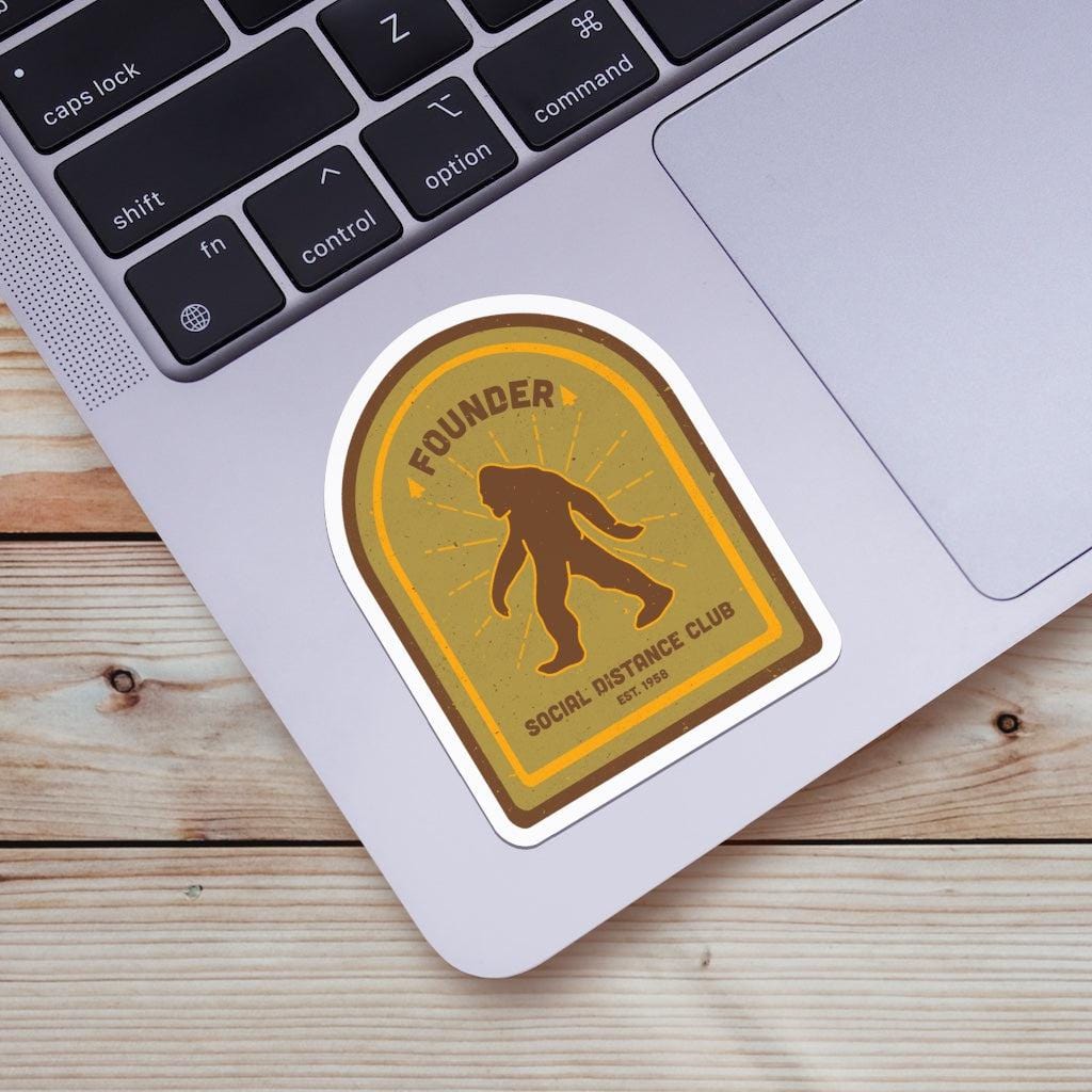  Bigfoot - Social Distance Club Founder Sticker、mySite、elrpsem3k