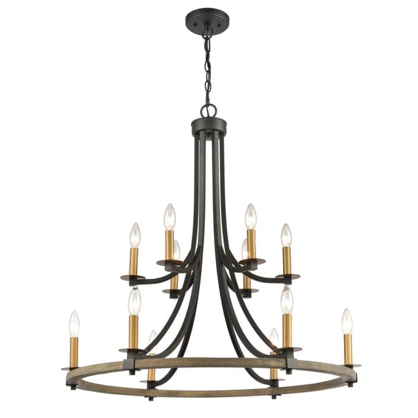 Woodbridge 12-Lght Chandelier、mySite、g9winljtr
