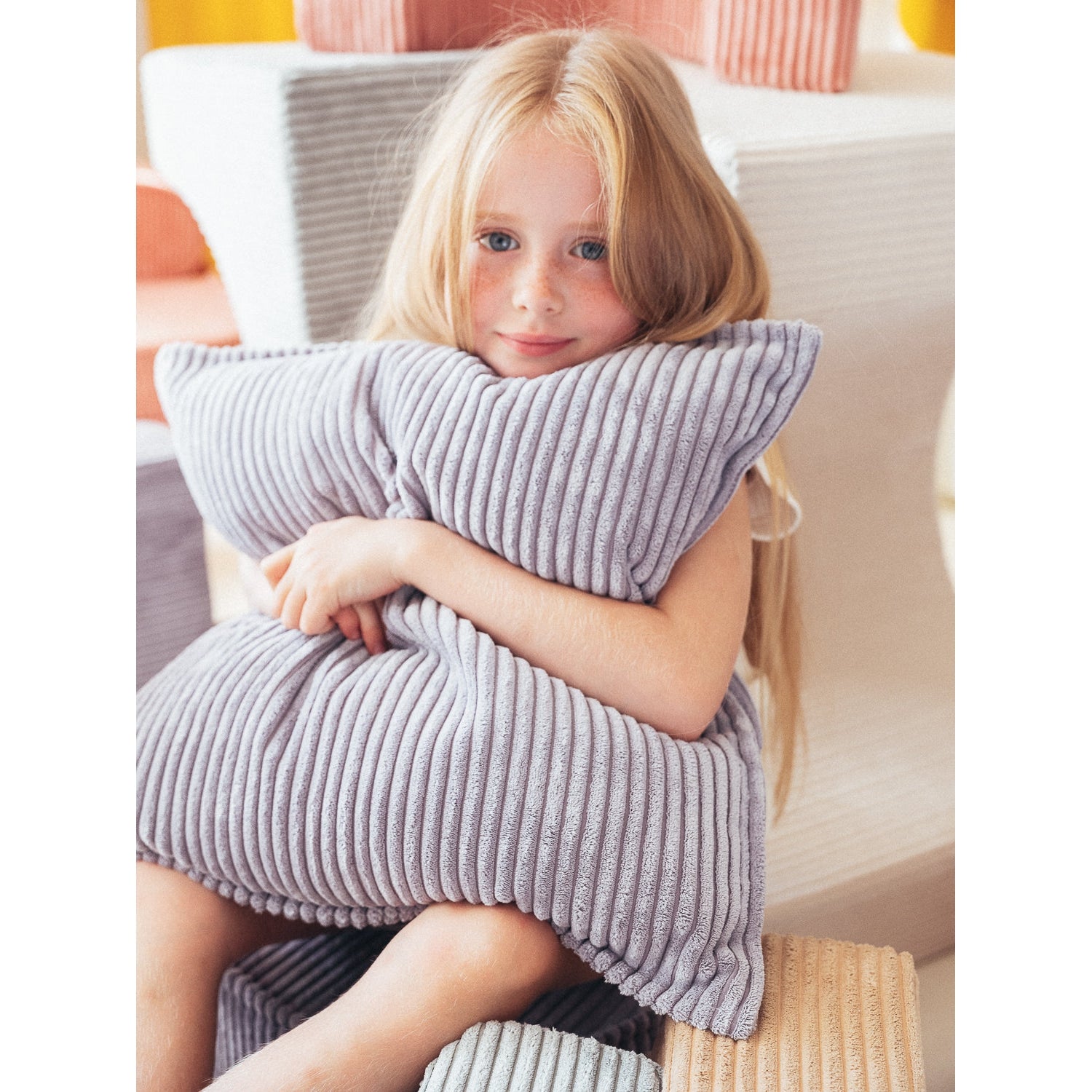 Blueberry Blue Block Cushion、mySite、gigharbornorthrealestate