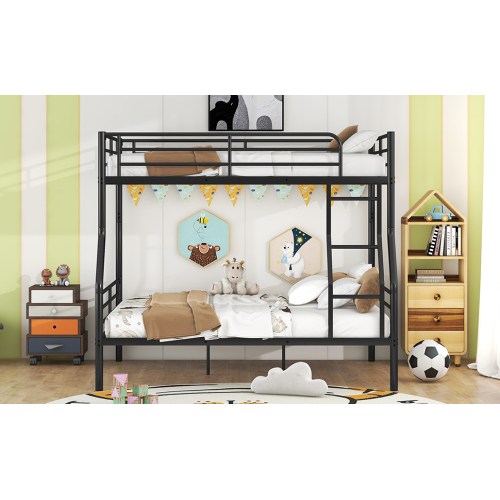 Twin Over Twin Metal Bunk Bed (Black) ( old sku: MF189201BAA )、、casual