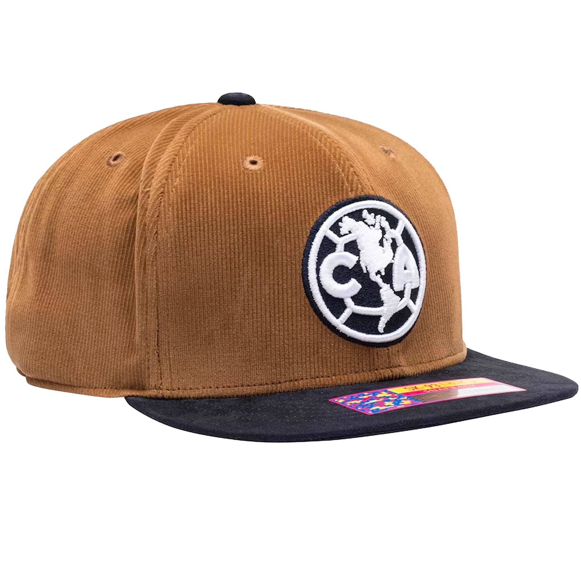 Fan Ink Club America Snapback Hat Brown、mySite、noshort