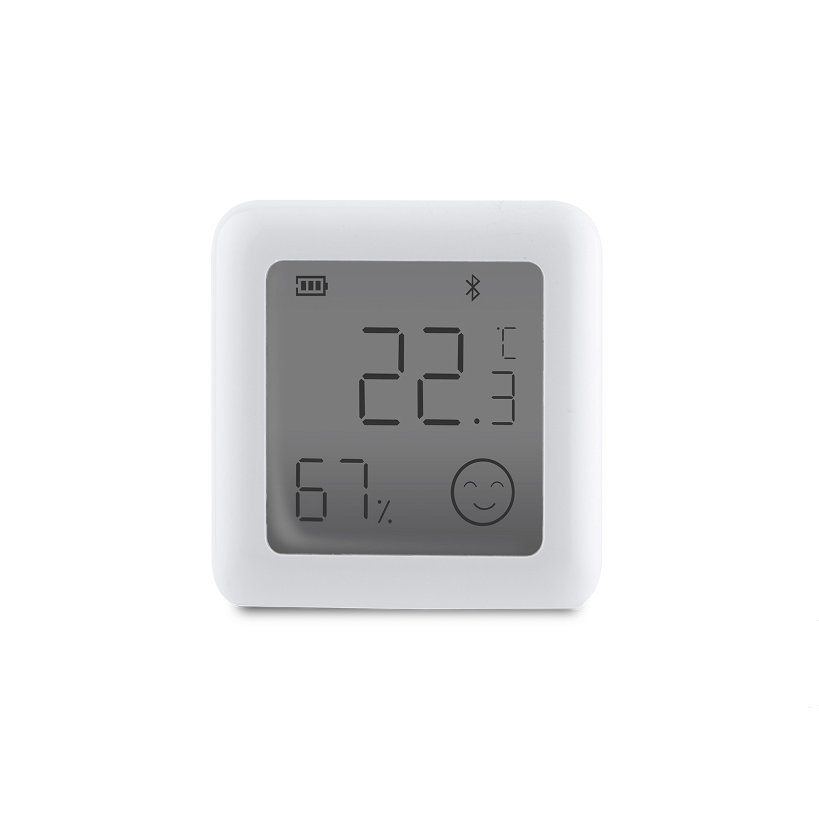 Bluetooth Smart Temperature Humidity Sensor LCD Indoor Hygrometer Thermometer、mySite、fannypackpong