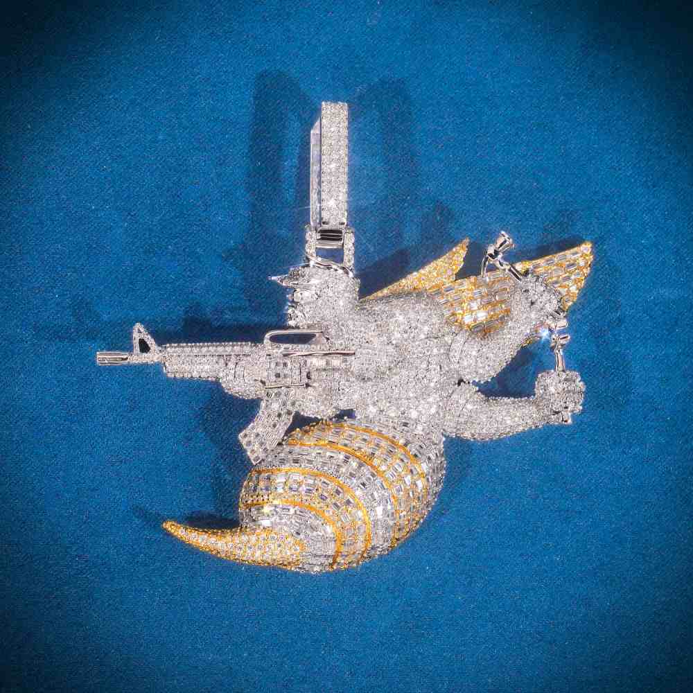 Custom Hornet Pendant 14K Two Tone、mySite、hinf8tx79