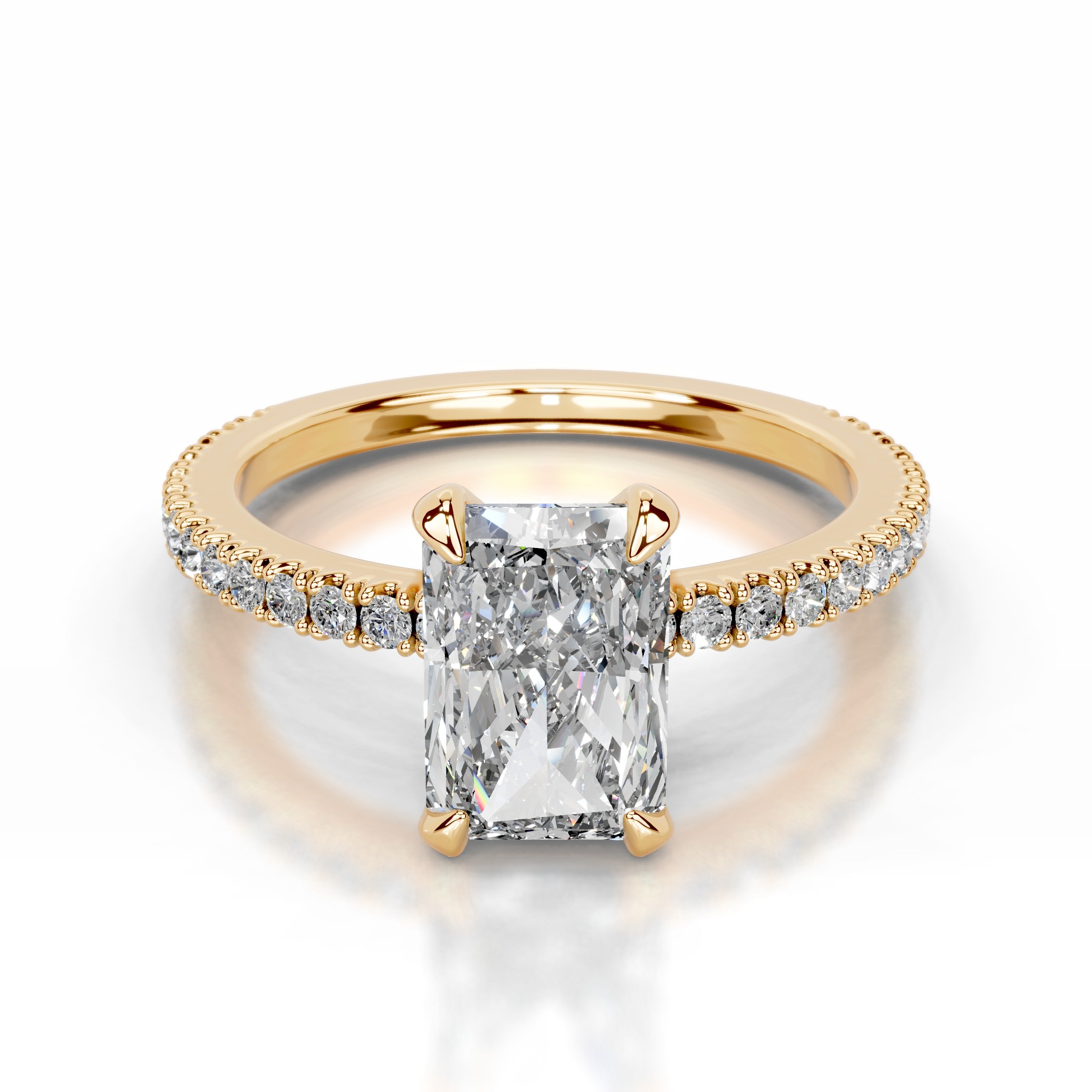 Luisana Lab Grown Diamond Ring - 18K Yellow Gold、mySite、hinf8tx79
