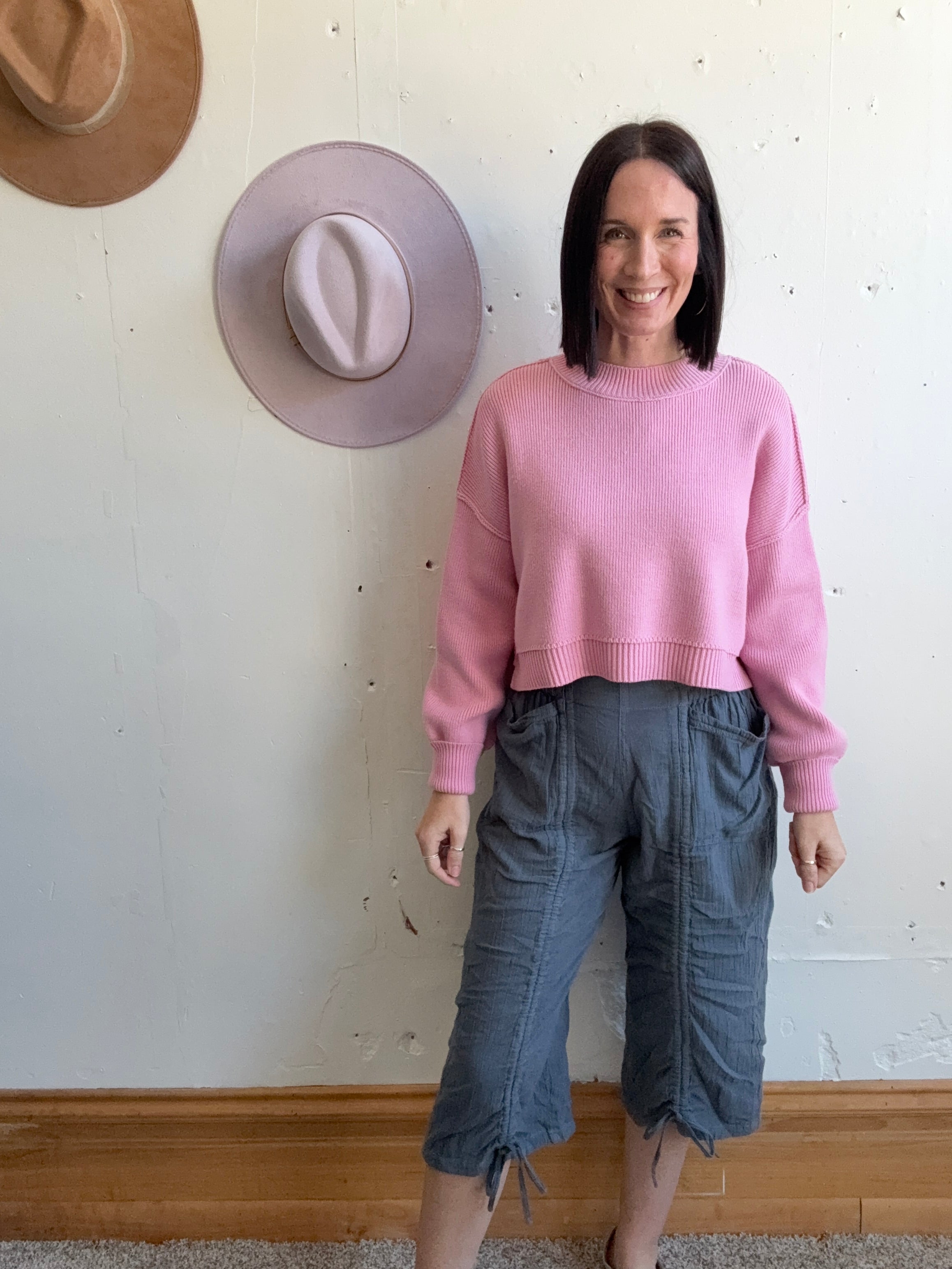 We The Free People Gianna Ruched Gaucho Pull On Pants、mySite、garagedoors4me