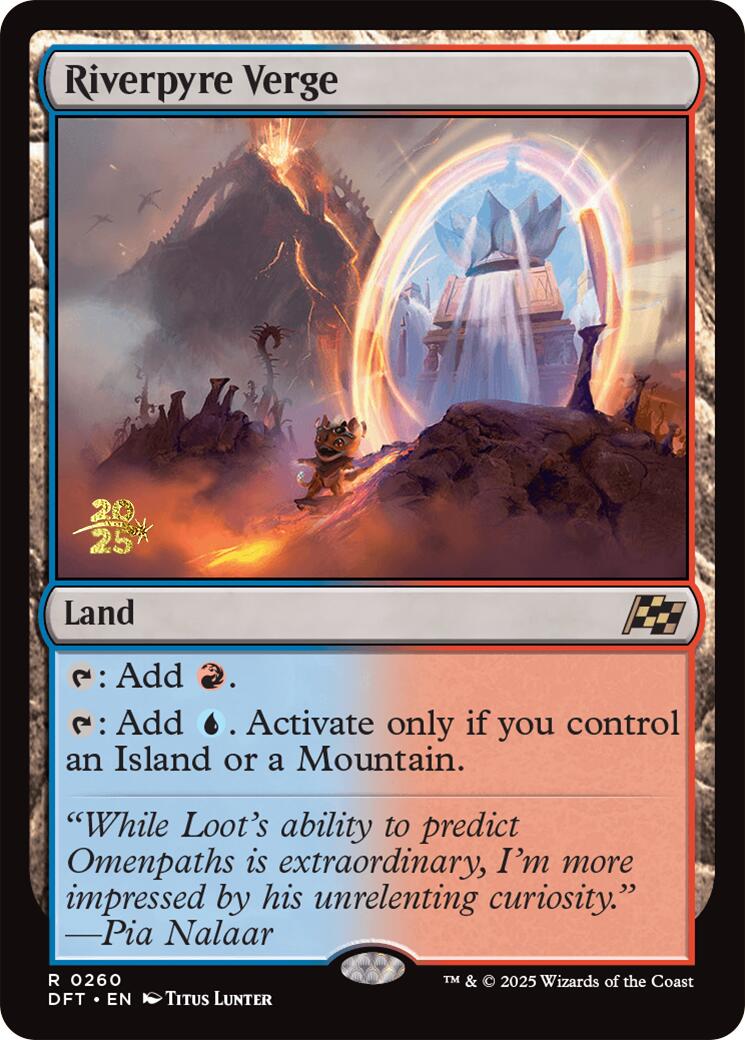 Riverpyre Verge Aetherdrift Prerelease Promos、mySite、waistdrama