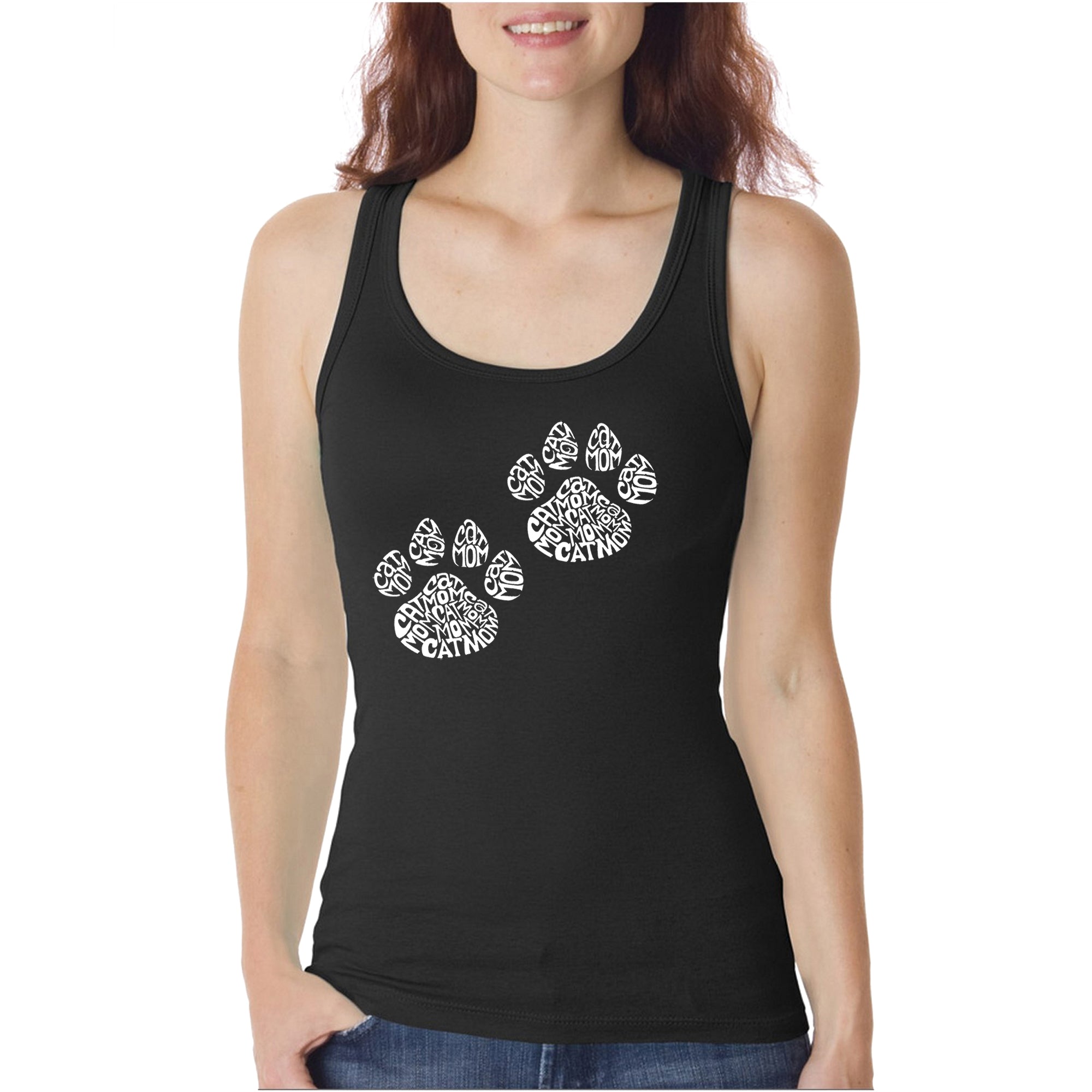 Cat Mom - Women's Word Art Tank Top、mySite、camillekostekn
