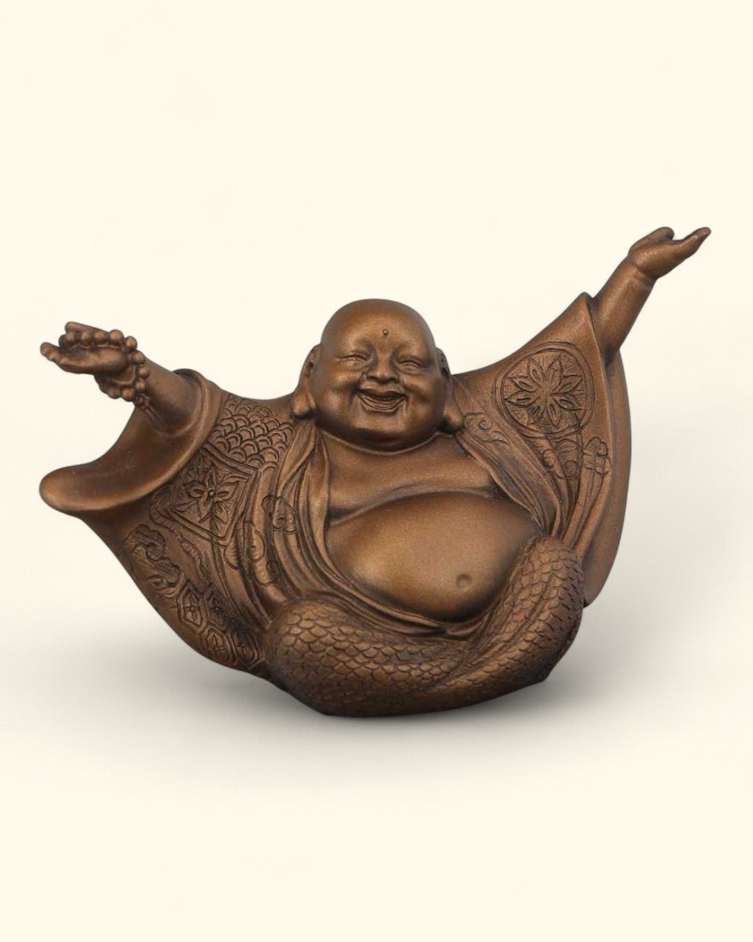 Welcoming Cheering Happy Buddha Statue、mySite、topwebapps