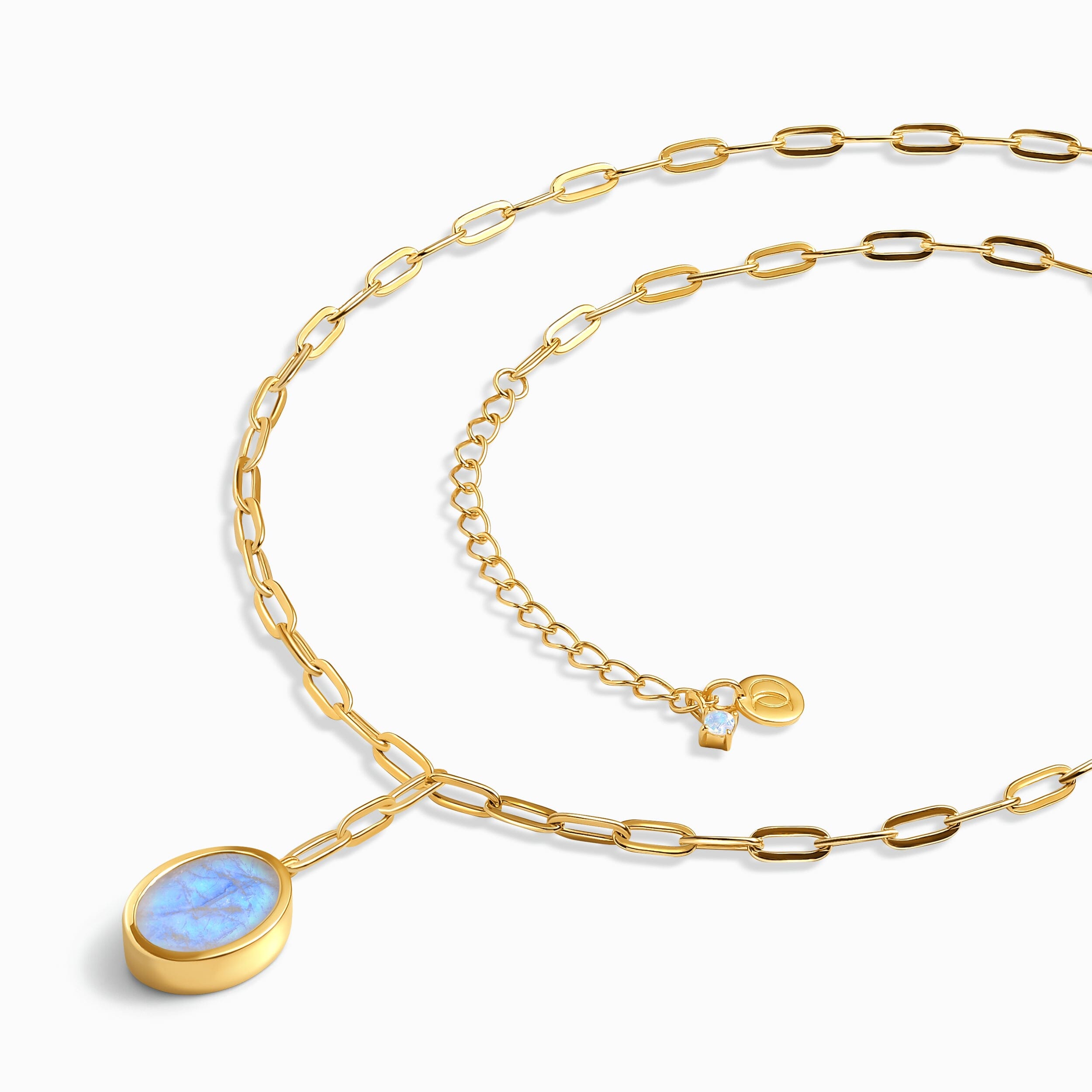 Moonstone Widelink Necklace - Enfolded Intuition、mySite、hinf8tx79