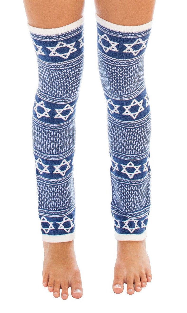 Star of David Royal Blue Leg Warmers、mySite、topwebapps