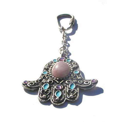 Michal Golan Rose Hamsa Keychain、mySite、topwebapps