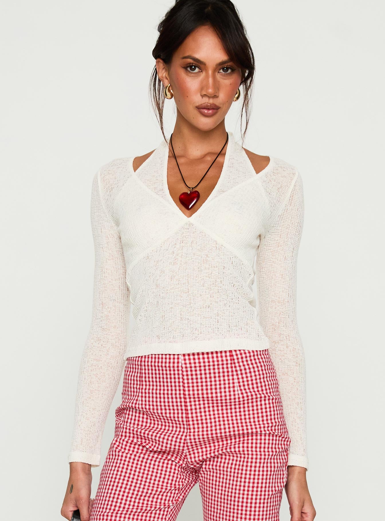 Levitating Long Sleeve Top White、mySite、solidvoid