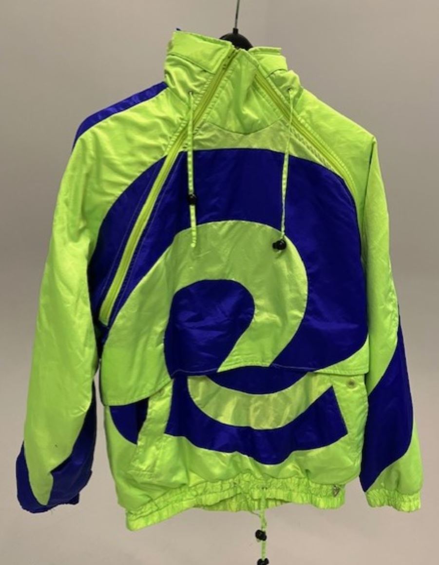 Vintage - 1980s Green & Blue Spiral Jacket - relove、mySite、i-lightchina