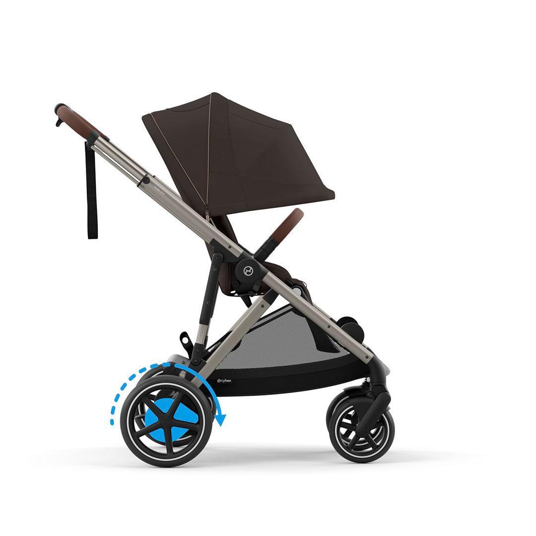  CYBEX eGazelle S Pushchair - Chocolate Brown、mySite、merchandisen