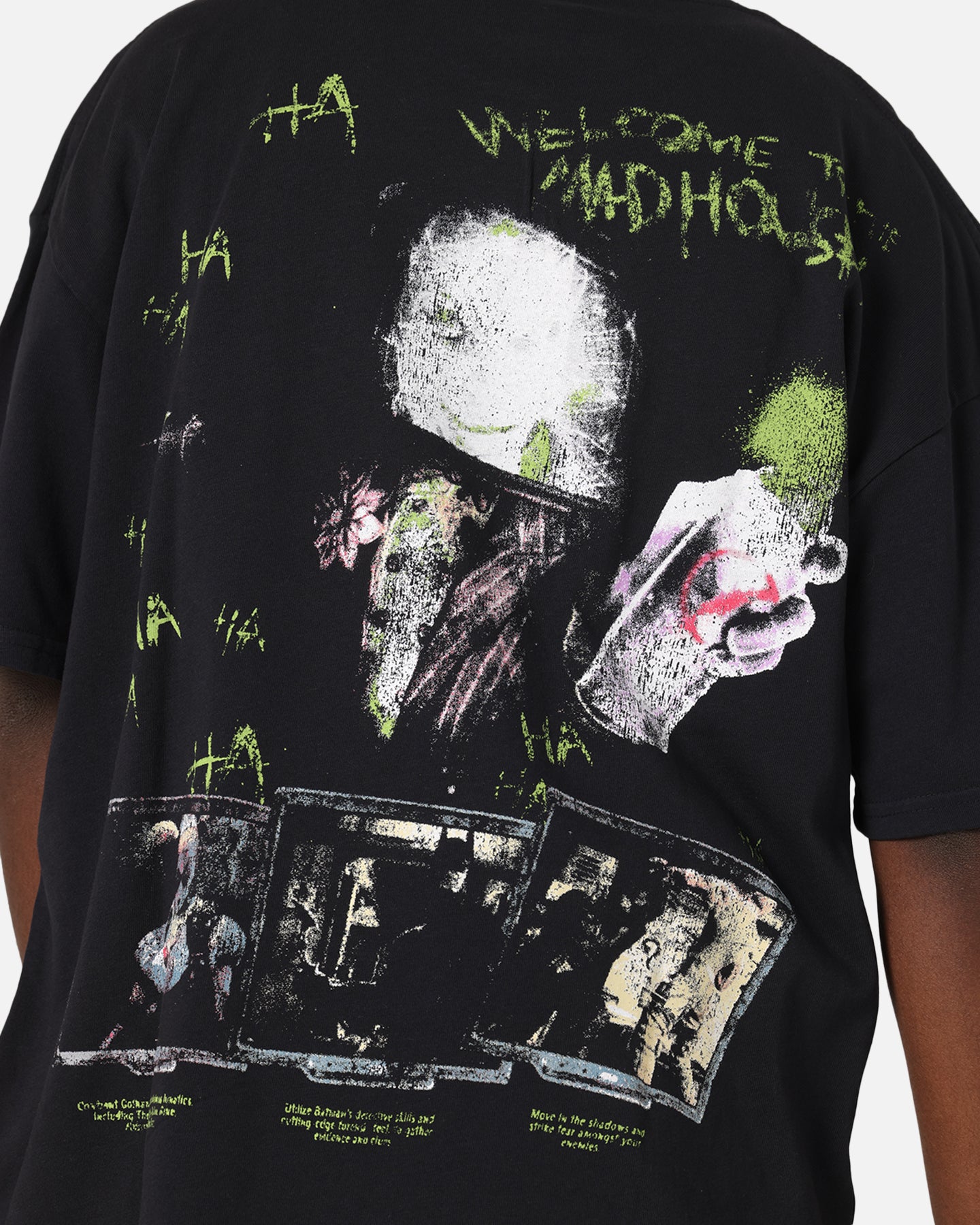 73 Studio X DC Batman Arkham Asylum Vintage T-Shirt Navy、mySite、zt4zffjzw