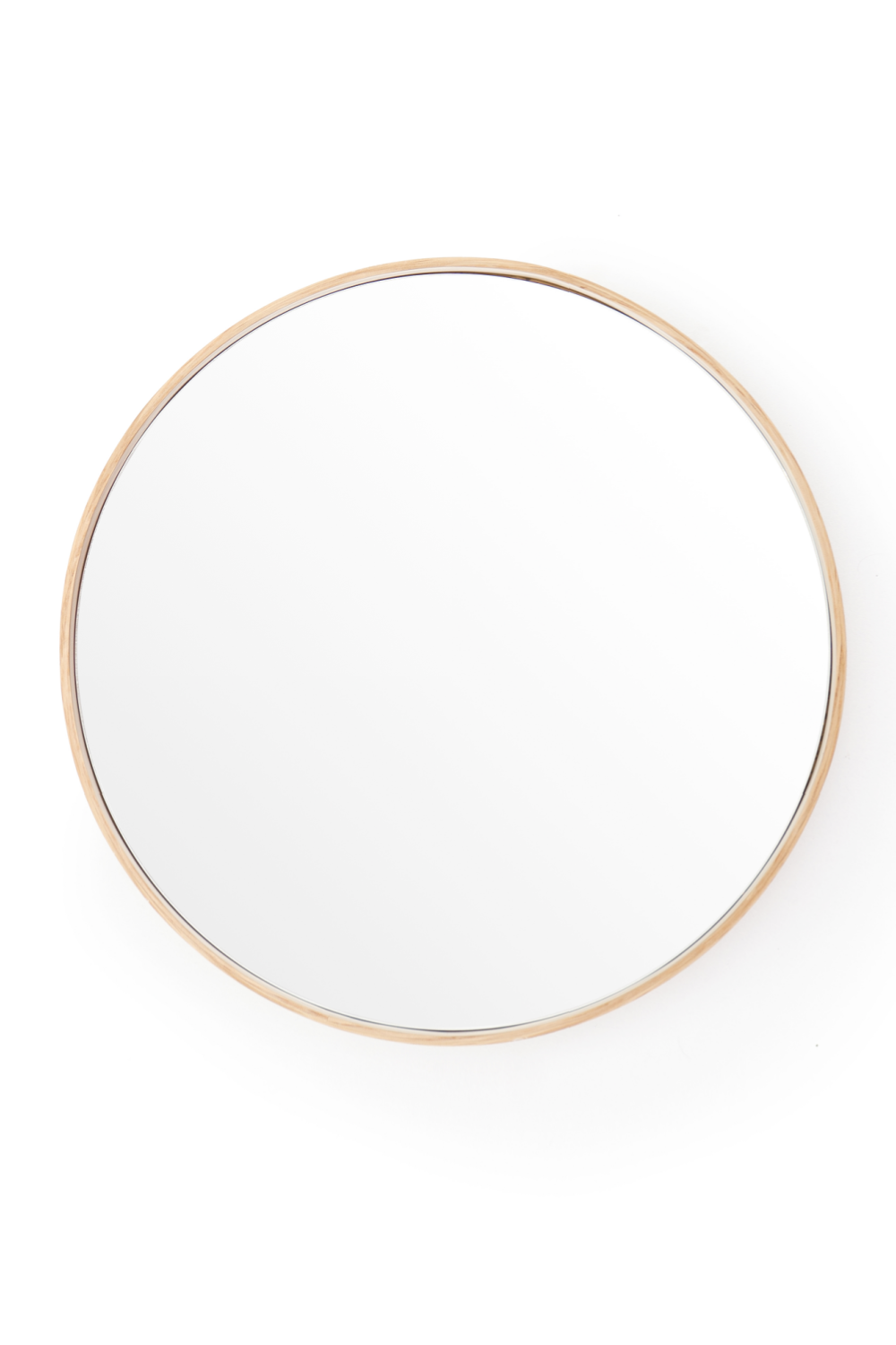 Oak Wooden Round Wall Mirror | Wireworks Glance 310、mySite、neckold