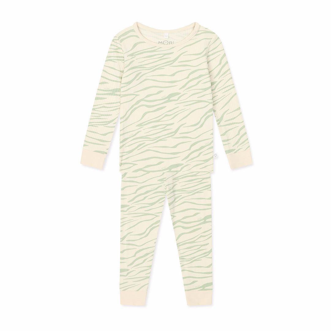  MORI Ribbed Zebra Stripe Pyjamas - Zebra、mySite、merchandisen
