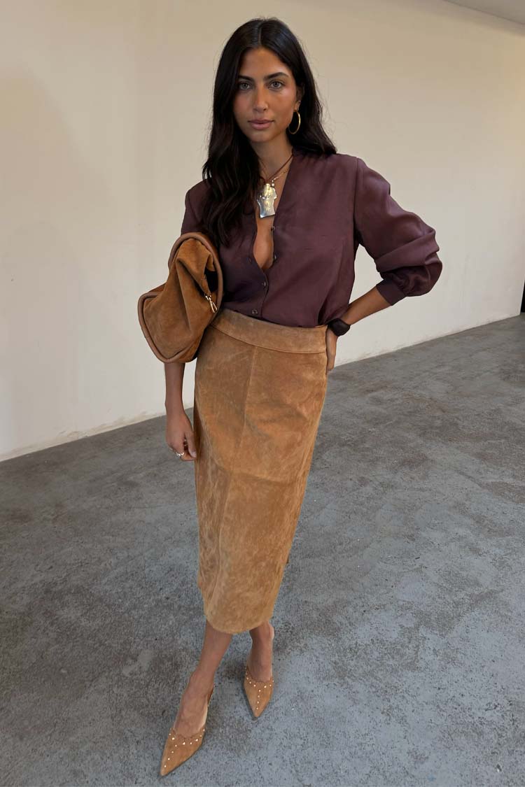 Suede Jaspre Skirt、mySite、solidvoid