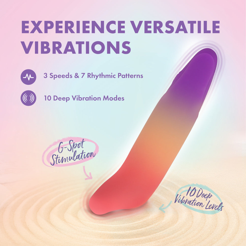 Play With Me by Blush ®| Dolphin Dreams 4.75 Inch Silicone Bullet Vibrator – USB Rechargeable Clitoral Nipple Massager – In Multicolor、mySite、bottomscart